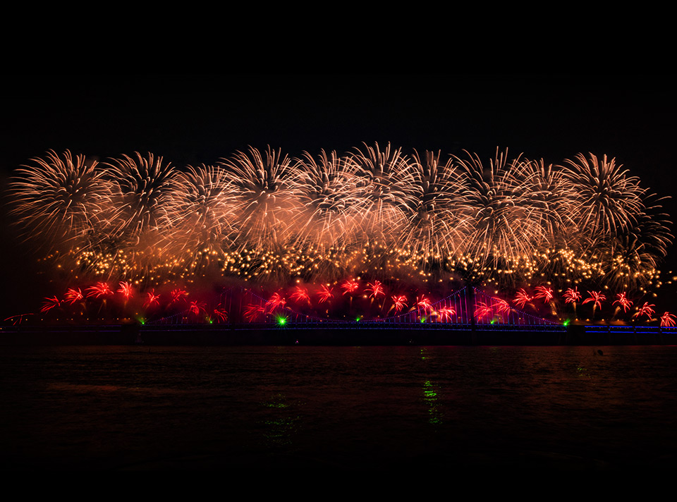 2019大連星海灣元宵焰火秀